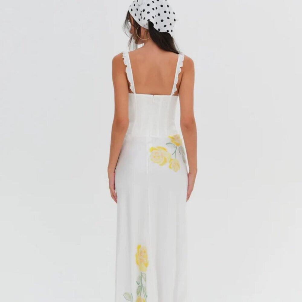 FOR LOVE & LEMONS Millie Maxi Dress (size XS) NWT - Picture 3 of 14